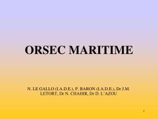 ORSEC MARITIME