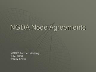 NGDA Node Agreements