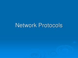 Network Protocols