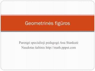 Geometrinės figūros