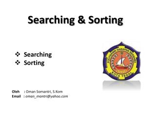 Searching &amp; Sorting