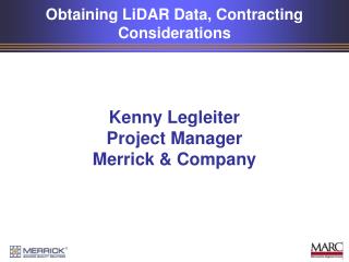 Obtaining LiDAR Data, Contracting Considerations