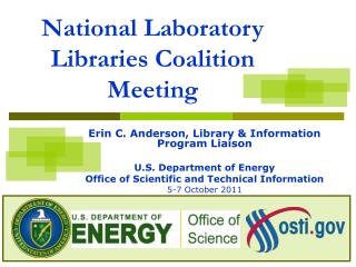 National Laboratory Libraries Coalition Meeting