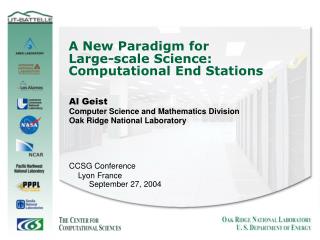 A New Paradigm for Large-scale Science: Computational End Stations