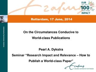 Rotterdam, 17 June, 2014