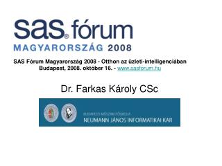 Dr. Farkas Károly CSc