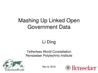 Mashing Up Linked Open Government Data