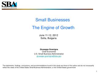 Small Businesses The Engine of Growth