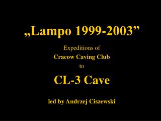 „Lampo 1999-2003”