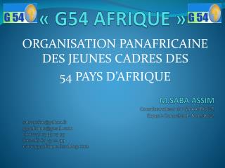 « G54 AFRIQUE »