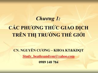 Chương 1: