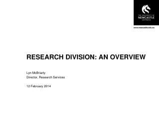 RESEARCH DIVISION: AN OVERVIEW