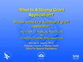 What Is A Strong Grant Application? Simple steps to a successful grant application