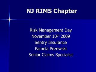 NJ RIMS Chapter