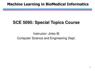 Machine Learning in BioMedical Informatics