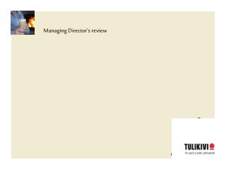 Managing Director’s review