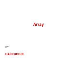 Array