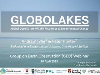 GLOBOLAKES Global Observatory of Lake Responses to Environmental Change