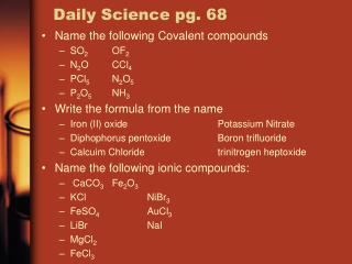 Daily Science pg. 68