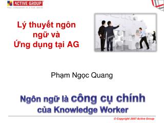 Lý thuyết ngôn ngữ và Ứng dụng tại AG