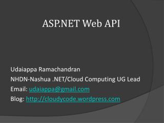 ASP.NET Web API