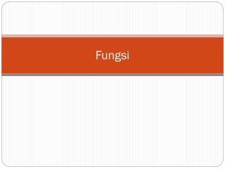 Fungsi