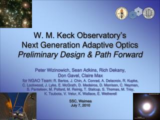 W. M. Keck Observatory’s Next Generation Adaptive Optics Preliminary Design &amp; Path Forward