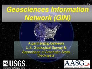 A partnership between U.S. Geological Survey &amp; Association of American State Geologists