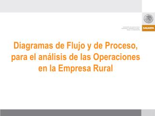 Diagramas de Flujo y de Proceso, para el análisis de las Operaciones en la Empresa Rural