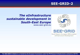 The eInfrastructure sustainable development in South-East Europe