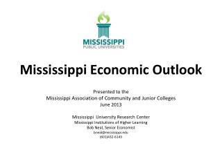 Mississippi Economic Outlook