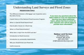 Understanding Land Surveys and Flood Zones