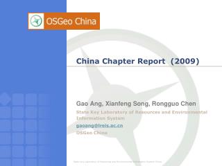 China Chapter Report (2009)