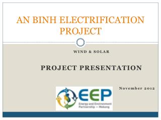 AN BINH ELECTRIFICATION PROJECT