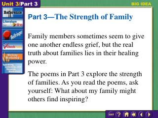 Part 3— The Strength of Family