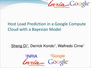 Host Load Prediction in a Google Compute Cloud with a Bayesian Model