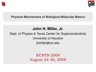 Physical Mechanisms of Biological Molecular Motors