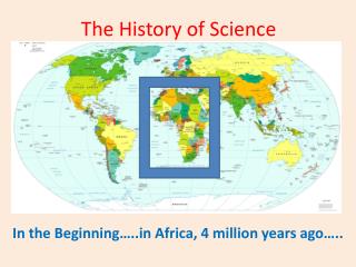 The History of Science