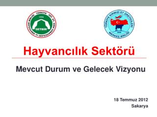 Mevcut Durum ve Gelecek Vizyonu 18 Temmuz 2012 Sakarya