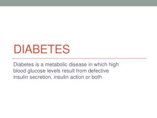 Diabetes
