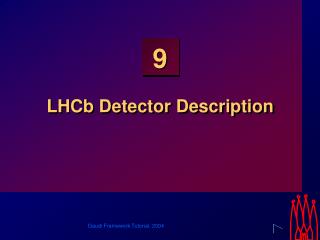 LHCb Detector Description