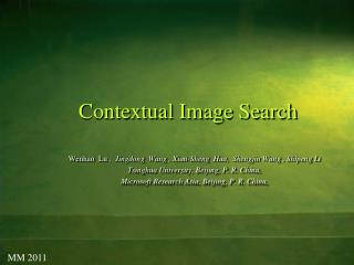 Contextual Image Search