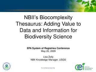 The National Biological Information Infrastructure (NBII)