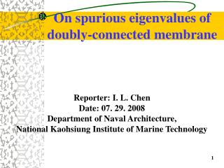 On spurious eigenvalues of doubly-connected membrane