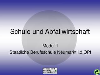 Schule und Abfallwirtschaft