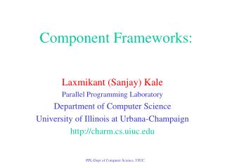 Component Frameworks: