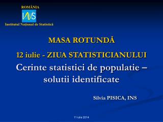 Silvia PISICA, INS