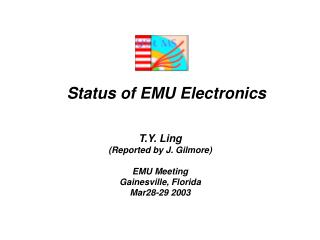 Status of EMU Electronics