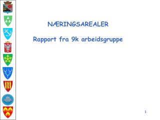 NÆRINGSAREALER Rapport fra 9k arbeidsgruppe