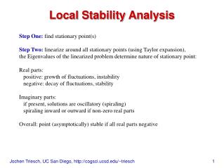 Local Stability Analysis